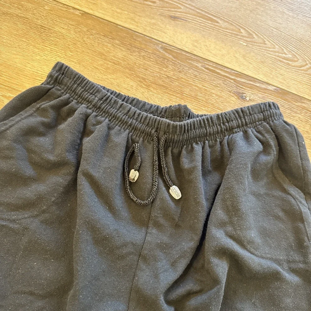 Vintage Adidas Shorts‎ Mens M Black Cotton TEDO 2 Soccer Gym Athleisure